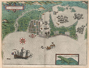 Sir Francis Drake Voyage Map