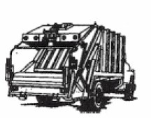 Figure 1: Rearloading Trash Truck