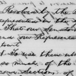 Draft Resolutions for Illinois General Assembly concerning repeal of the Kansas-Nebraska Act, January 4, 1855