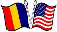American-Romanian Flags