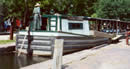 Photo canal boat exiting lock 20.