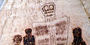 Detail of the Great Gallery pictograph panel