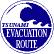 evacuation sign