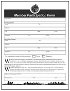 Member participation form.