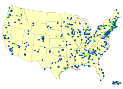 Location of Performance Track Members (March, 2008)