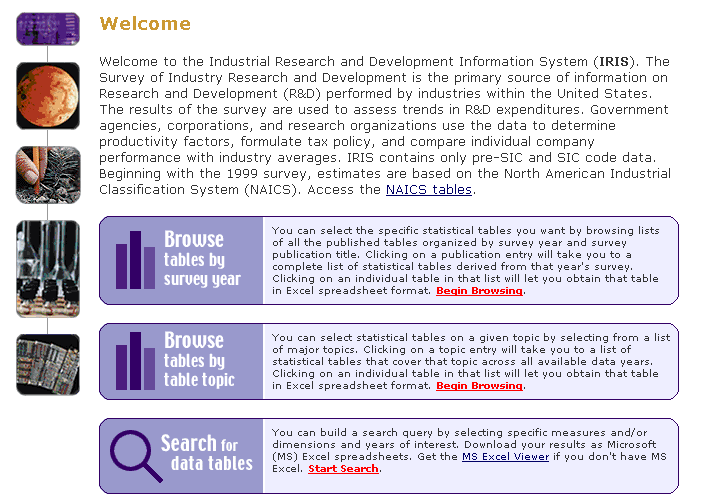 Welcome Page Screenshot