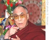 The Tibetan spiritual leader, the Dalai Lama, Dharamsala, 23 Nov. 2008