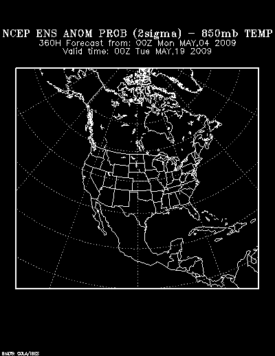 NCEP Ensemble forecast product