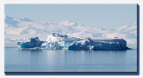 Ross Sea iceberg; NSF photo by Patrick Rowe