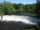 Image of dam removal and river recovery process