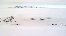 Williams Field, McMurdo's skiway on the Ross Ice Shelf