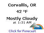 Click for Corvallis, Oregon Forecast