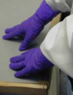 Nitrile-non latex gloves