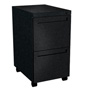 Harmony 22 in. D File/File Mobile Pedestal, Black Wrinkle