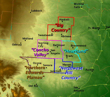 Map of Forecast Area