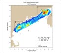 Gulf of Maine maps reveal the concentration of Alexandrium cysts buried in seafloor sediments.