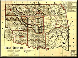 Map of Indian Territory