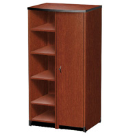 H3327TCOPSD - Harmony 33 in. W Bow Top Right Door Open Shelf Tower Cabinet