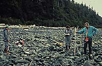 Scientists conducting research in Prince William Sound.