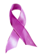 Fotografía de un listón rosado para la concientización sobre el cáncer de seno