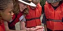 Kids discover small wonders with a park ranger.