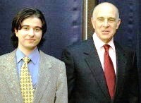Intern Florian Langa & US Ambassador Nicholas Taubman