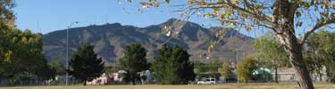 View of the Franklin Mountains