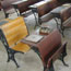 Pupils' desks, part of the Schoolhouse furnishings.