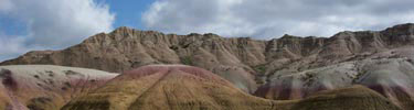 Colorful Badlands scene