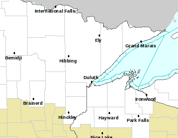 NWS Duluth Advisory Page