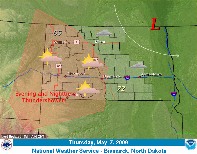 Bismarck Weather Story