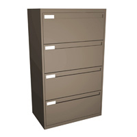 Opus Four Drawer Lateral File