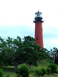 Click to Enlarge - Jupiter Inlet Lighthouse from the west