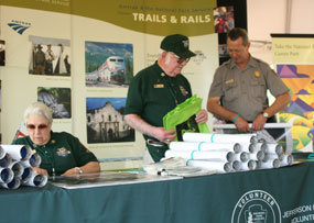 Trails and Rails volunteers