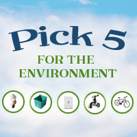 Pick five for the environment