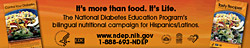 It's more than food. It's Life. The National Diabetes Education Program's bilingual nutritional campaign for Hispanics/Latinos.