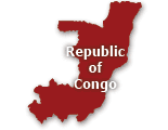 Map of Republic of Congo