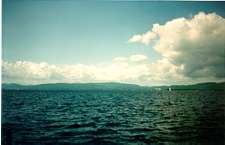 Clouds over Lake Champlain, Burlington, VT - Photographed by Ian Cohen  - Click for a larger image.