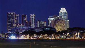 Singapore Business District - night