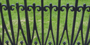 Cast iron fence outside the Old Courthouse, part of the Jefferson National Expansion Memorial