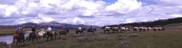 Seeing the park from horseback gives visitors a chance to cover ground off the beaten path.