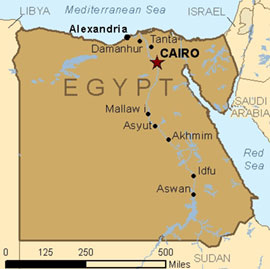 egypt map