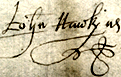 John Hawkin's signature