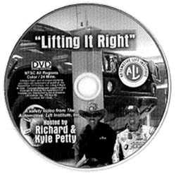 "Lifting It Right" DVD developed by ALI and hosted by Richard and Kyle Petty.