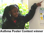Asthma Poster Contest winner