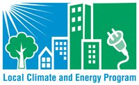 Clean Energy: Local Climate and Energy Program logo.