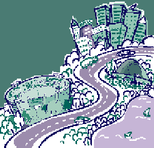 Drawing of a 'Green City'