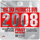 IRS Tax Products 2008 DVD