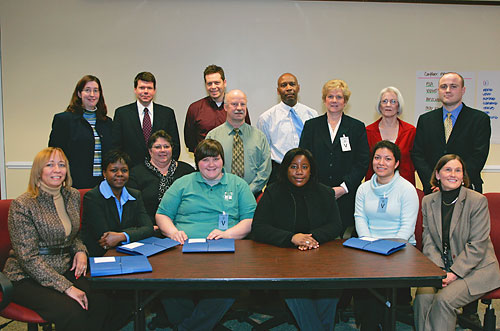 Alliance Program participant representatives and OSHA national office and On-site Consultation Program staff at the February 1, 2007, Alliance Program Small Business Roundtable.
