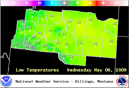 Minimum Temperature Observations